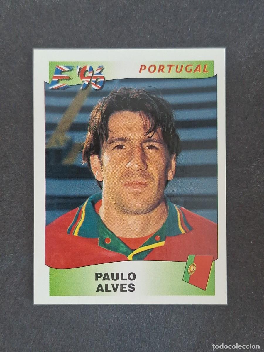 Cromos de f&uacute;tbol: L3 PAULO ALVES SELECCION PORTUGAL 312 EUROCOPA 1996 EURO 96 PANINI NUNCA PEGADO SIN PEGAR