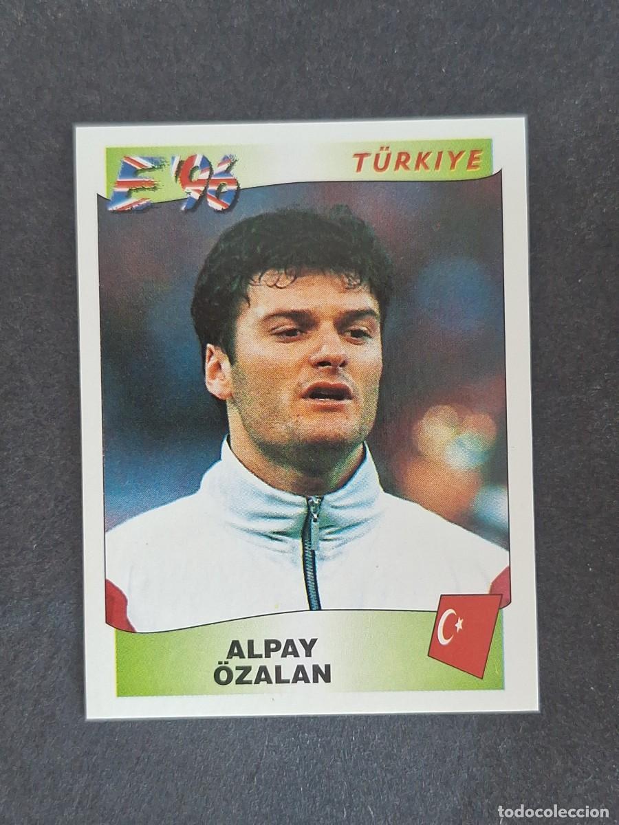 Cromos de f&uacute;tbol: L3 ALPAY &Ouml;ZALAN SELECCION TURQUIA 320 EUROCOPA 1996 EURO 96 PANINI NUNCA PEGADO SIN PEGAR