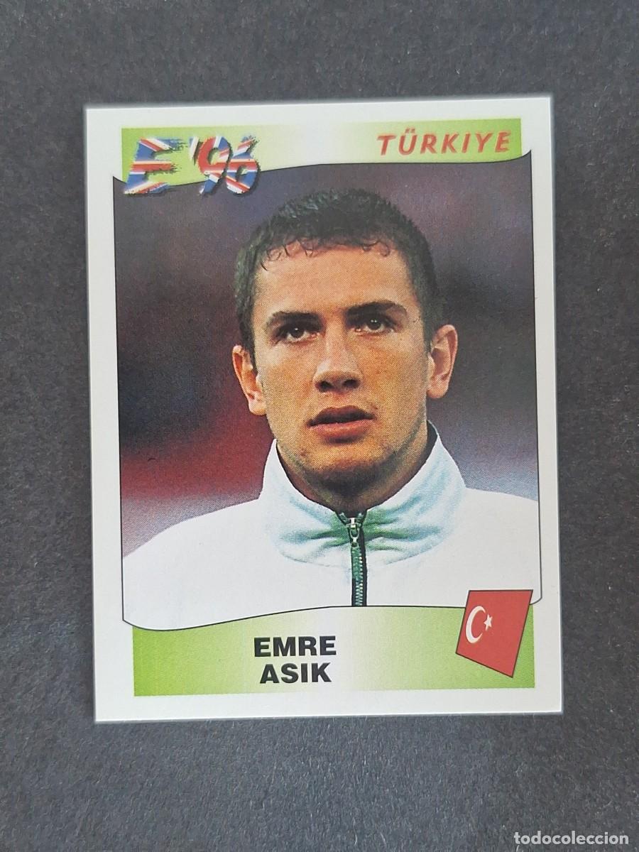 Cromos de f&uacute;tbol: L3 EMRE ASIK SELECCION TURQUIA 323 EUROCOPA 1996 EURO 96 PANINI NUNCA PEGADO SIN PEGAR