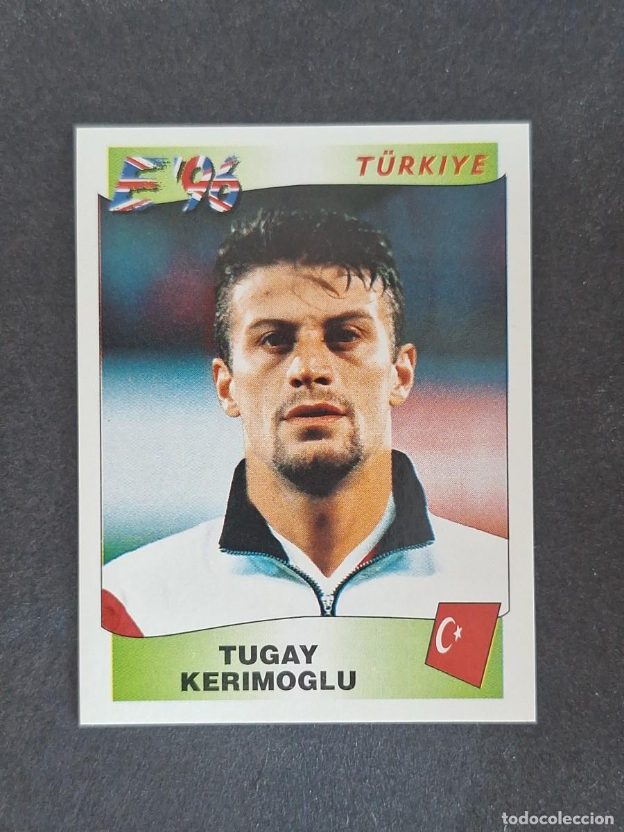 Cromos de f&uacute;tbol: L3 TUGAY KERIMOGLU SELECCION TURQUIA 324 EUROCOPA 1996 EURO 96 PANINI NUNCA PEGADO SIN PEGAR