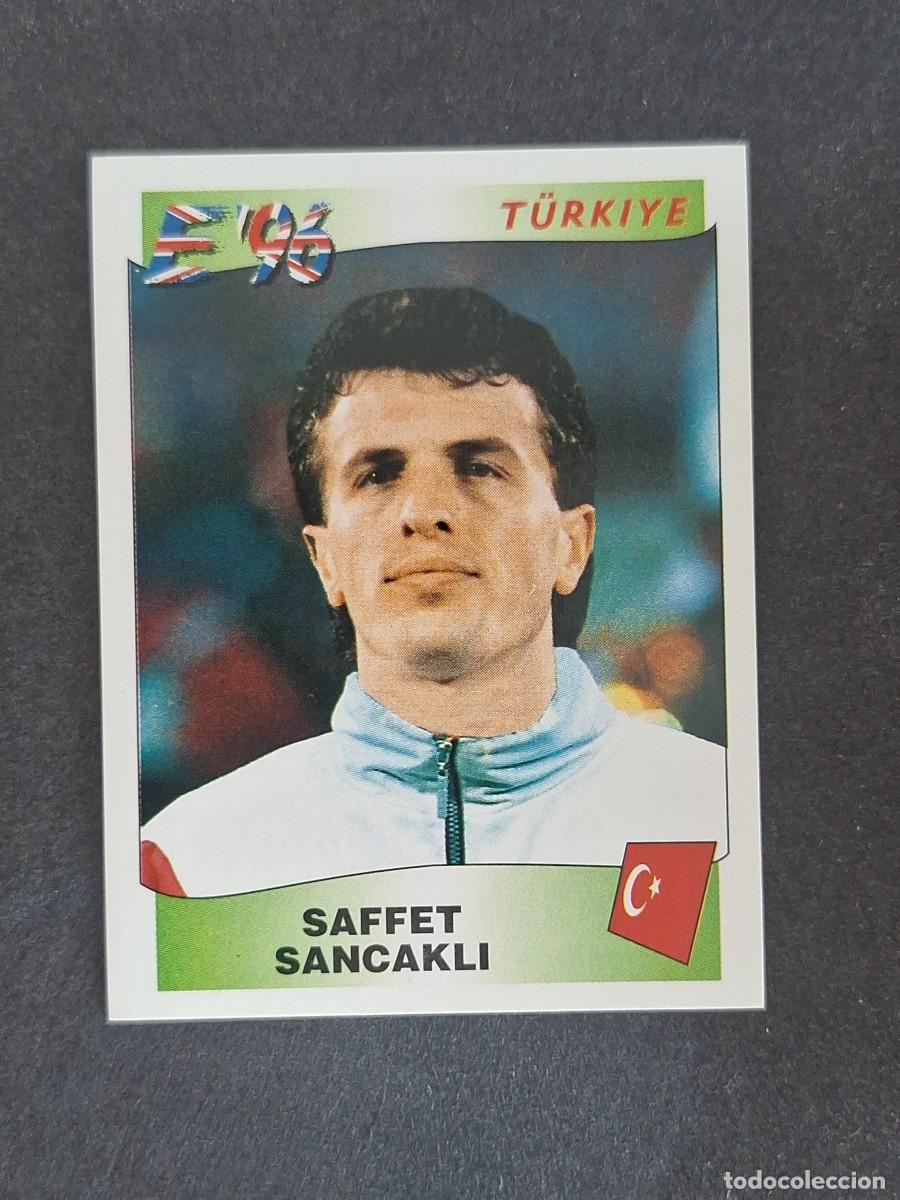 Cromos de f&uacute;tbol: L3 SAFFET SANCAKLI SELECCION TURQUIA 330 EUROCOPA 1996 EURO 96 PANINI NUNCA PEGADO SIN PEGAR