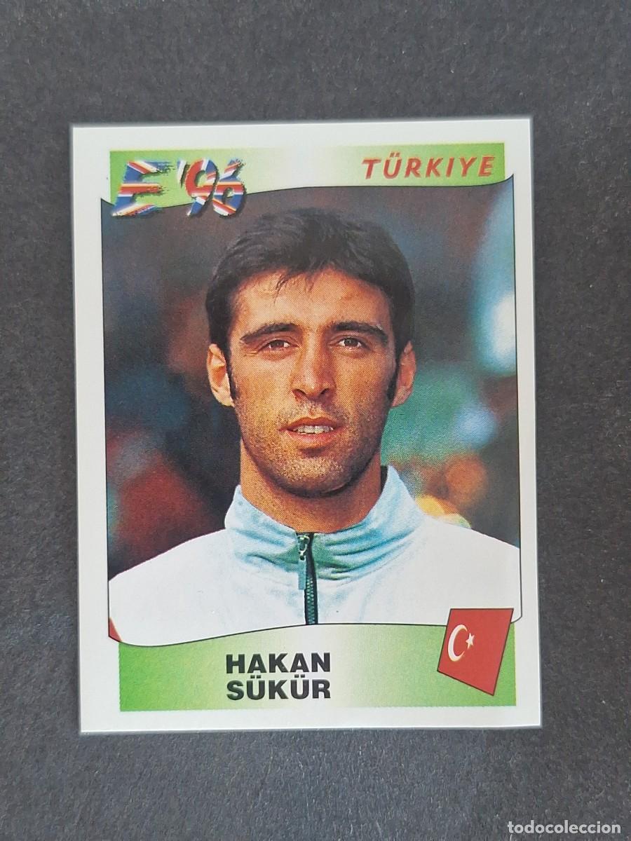 Cromos de f&uacute;tbol: L3 HAKAN S&Uuml;K&Uuml;R SELECCION TURQUIA 331 EUROCOPA 1996 EURO 96 PANINI NUNCA PEGADO SIN PEGAR