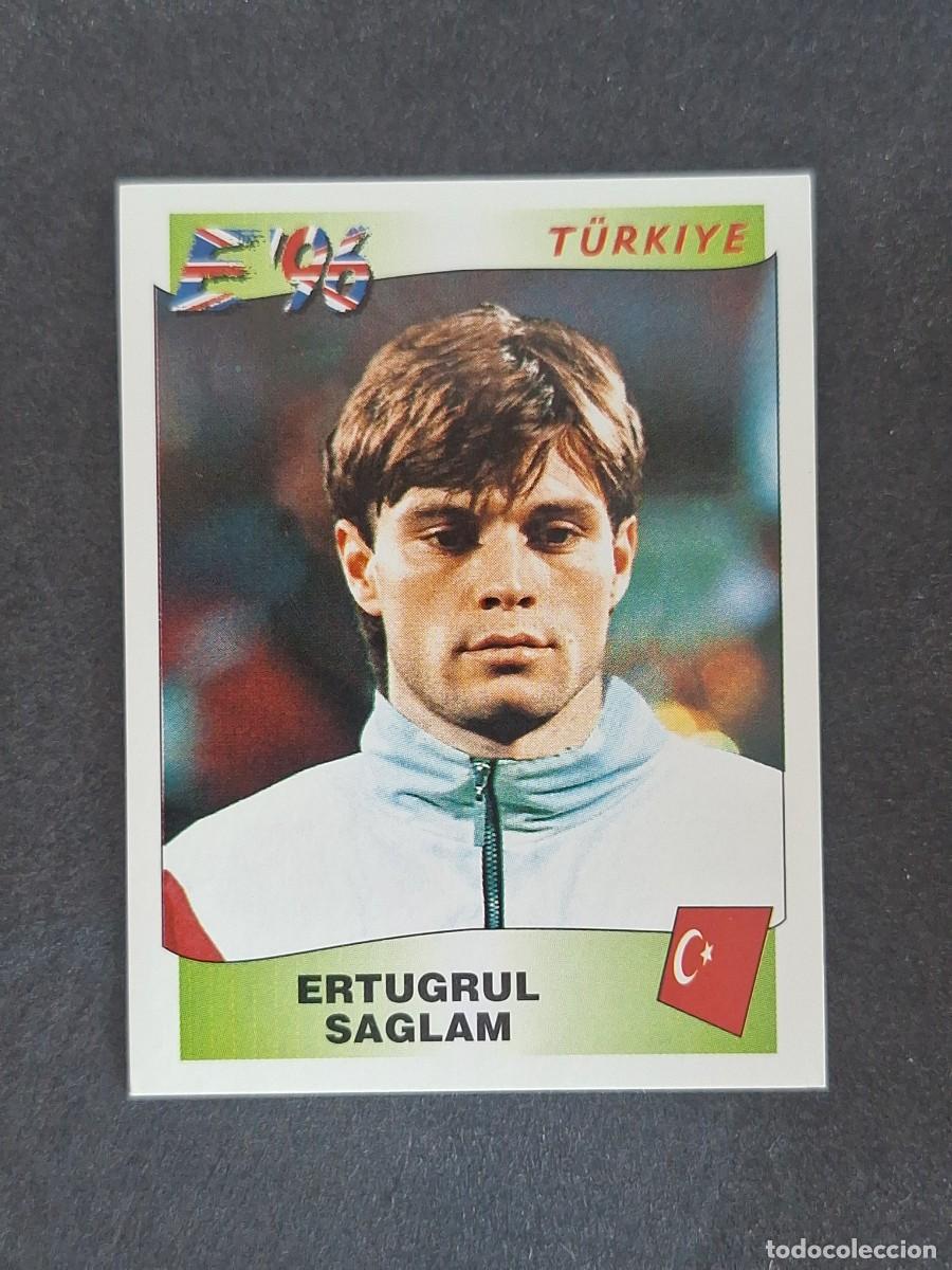 Cromos de f&uacute;tbol: L3 ERTUGRUL SAGLAM SELECCION TURQUIA 332 EUROCOPA 1996 EURO 96 PANINI NUNCA PEGADO SIN PEGAR