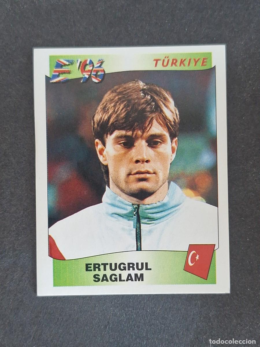 Cromos de f&uacute;tbol: L3 ERTUGRUL SAGLAM SELECCION TURQUIA 332 EUROCOPA 1996 EURO 96 PANINI NUNCA PEGADO SIN PEGAR