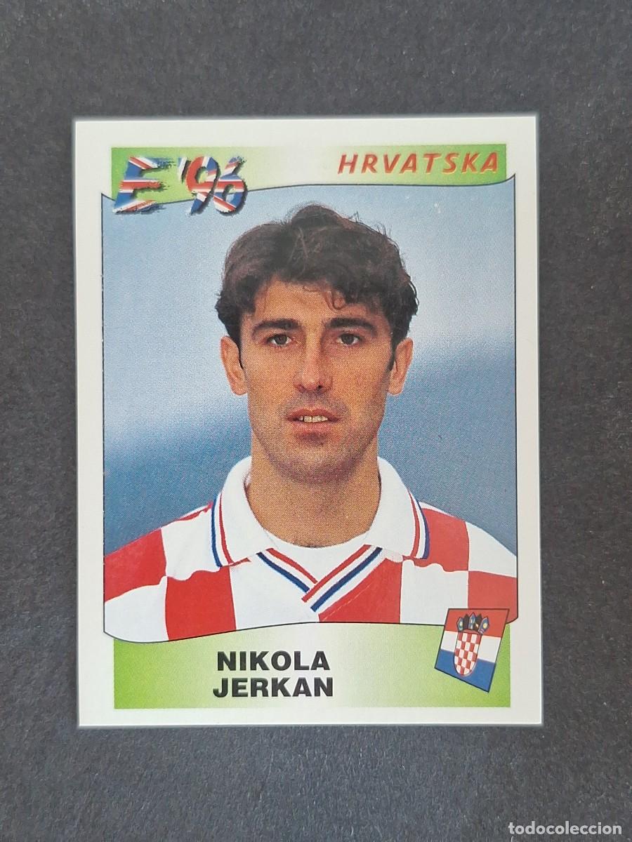 Cromos de f&uacute;tbol: L3 NICOLA JERKAN SELECCION CROACIA 338 EUROCOPA 1996 EURO 96 PANINI NUNCA PEGADO SIN PEGAR
