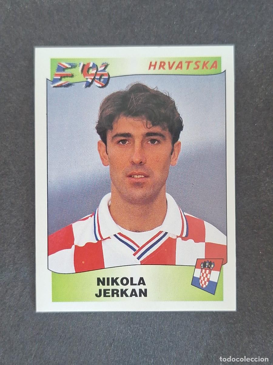 Cromos de f&uacute;tbol: L3 NICOLA JERKAN SELECCION CROACIA 338 EUROCOPA 1996 EURO 96 PANINI NUNCA PEGADO SIN PEGAR