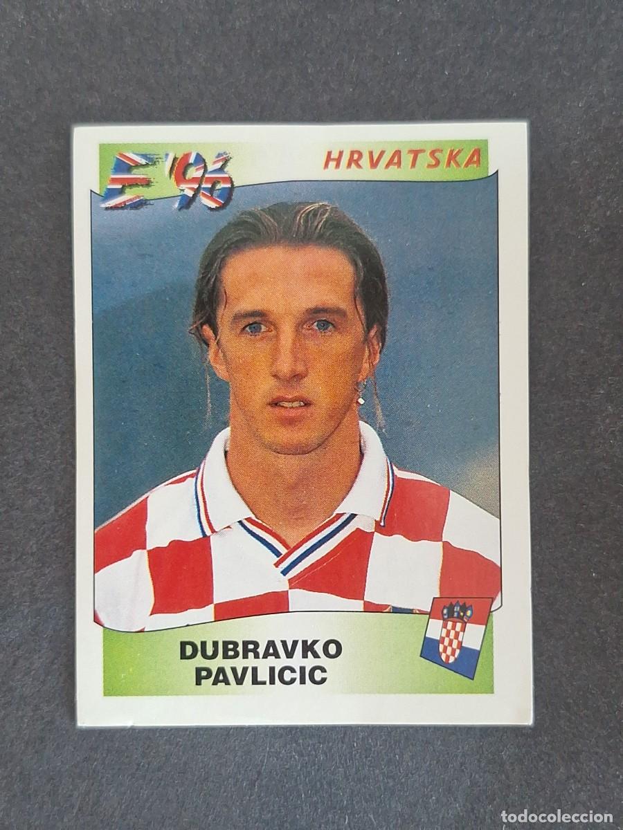 Cromos de f&uacute;tbol: L3 DUBRAVKO PAVLICIC SELECCION CROACIA 341 EUROCOPA 1996 EURO 96 PANINI NUNCA PEGADO SIN PEGAR