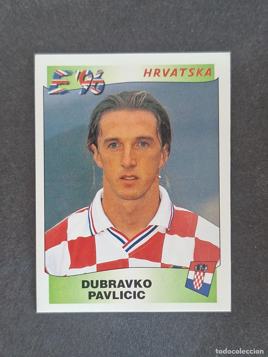 Cromos de f&uacute;tbol: L3 DUBRAVKO PAVLICIC SELECCION CROACIA 341 EUROCOPA 1996 EURO 96 PANINI NUNCA PEGADO SIN PEGAR