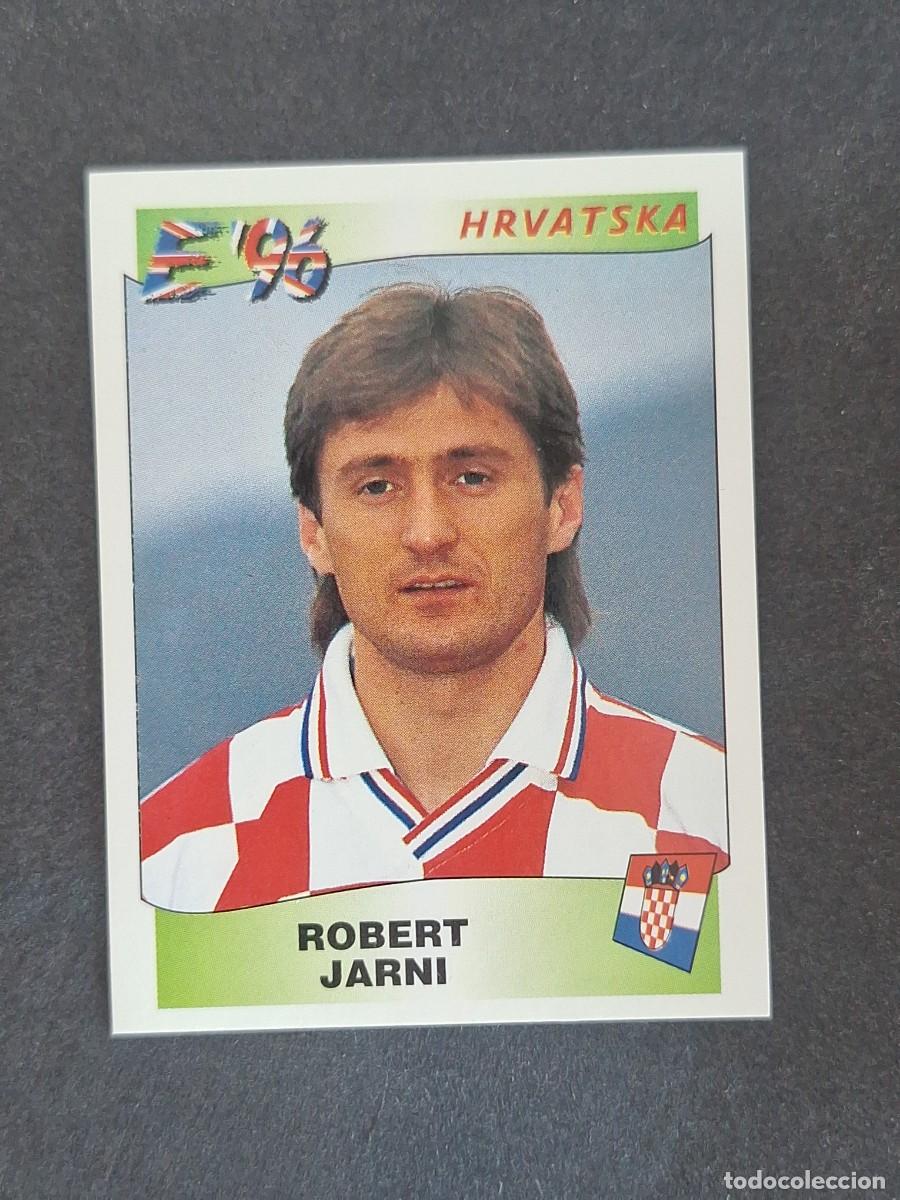 Cromos de f&uacute;tbol: L3 ROBERT JARNI SELECCION CROACIA 342 EUROCOPA 1996 EURO 96 PANINI NUNCA PEGADO SIN PEGAR