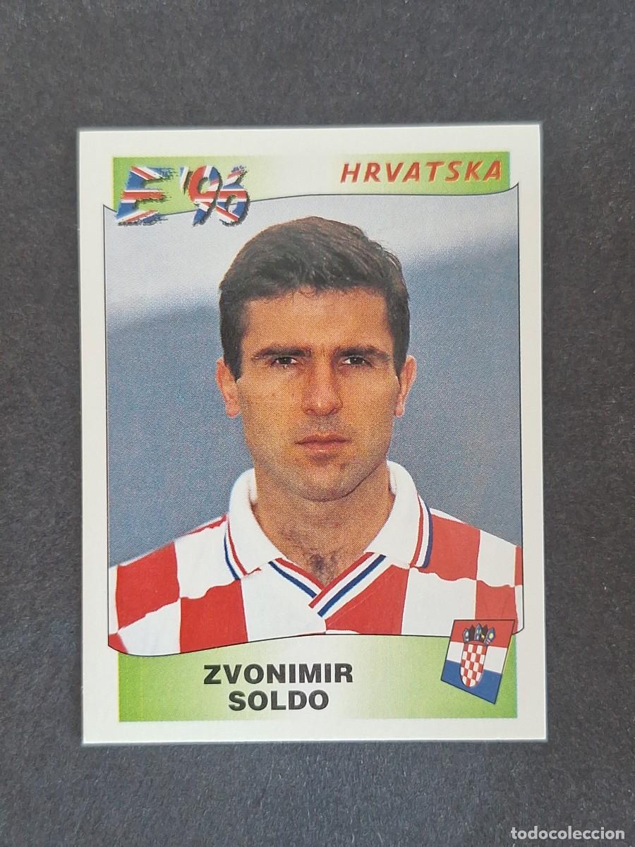 Cromos de f&uacute;tbol: L3 ZVONIMIR SOLDO SELECCION CROACIA 343 EUROCOPA 1996 EURO 96 PANINI NUNCA PEGADO SIN PEGAR