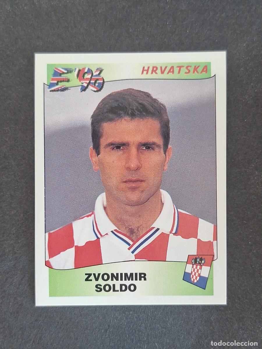 Cromos de f&uacute;tbol: L3 ZVONIMIR SOLDO SELECCION CROACIA 343 EUROCOPA 1996 EURO 96 PANINI NUNCA PEGADO SIN PEGAR