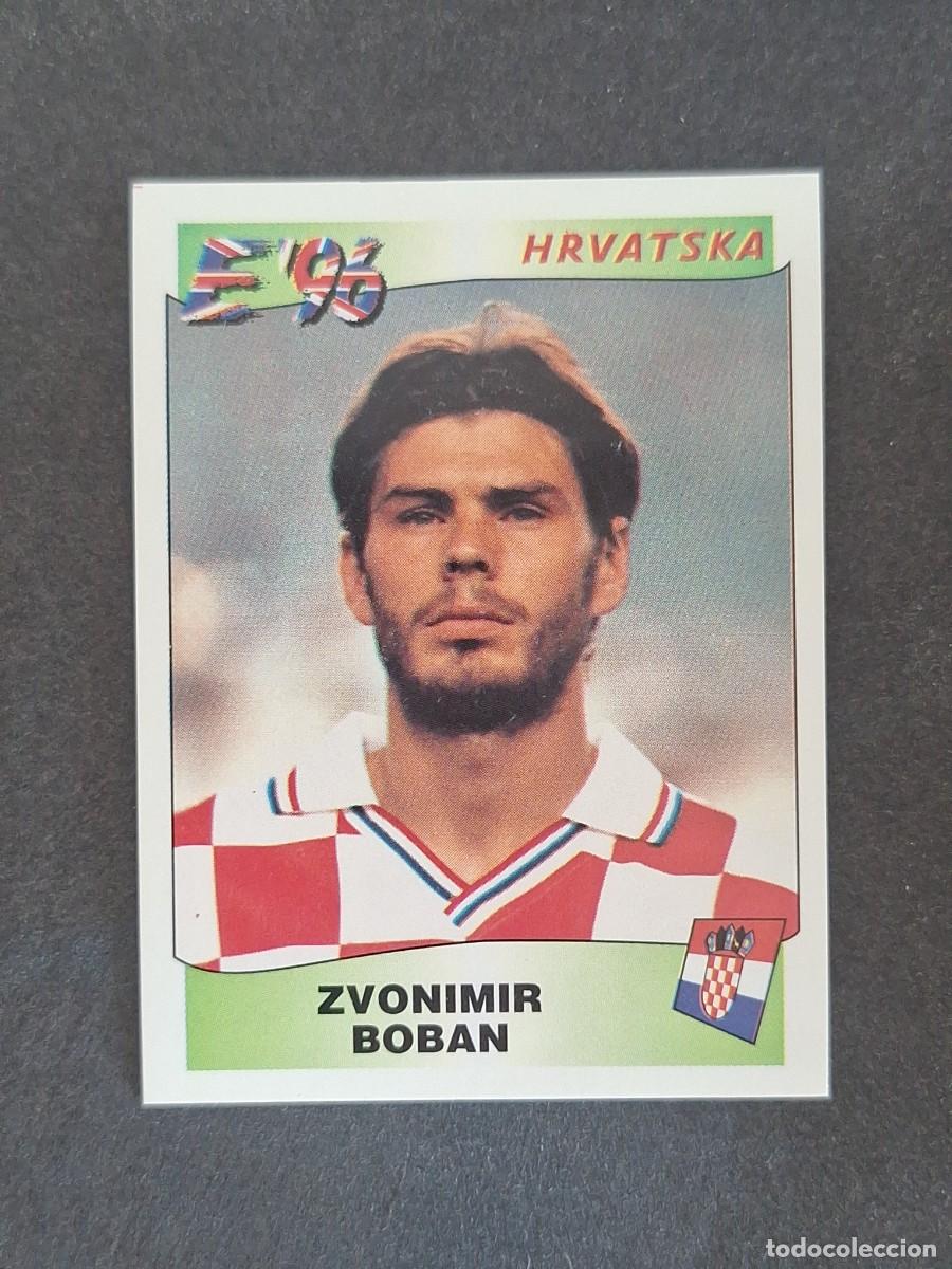 Cromos de f&uacute;tbol: L3 ZVONIMIR BOBAN SELECCION CROACIA 345 EUROCOPA 1996 EURO 96 PANINI NUNCA PEGADO SIN PEGAR