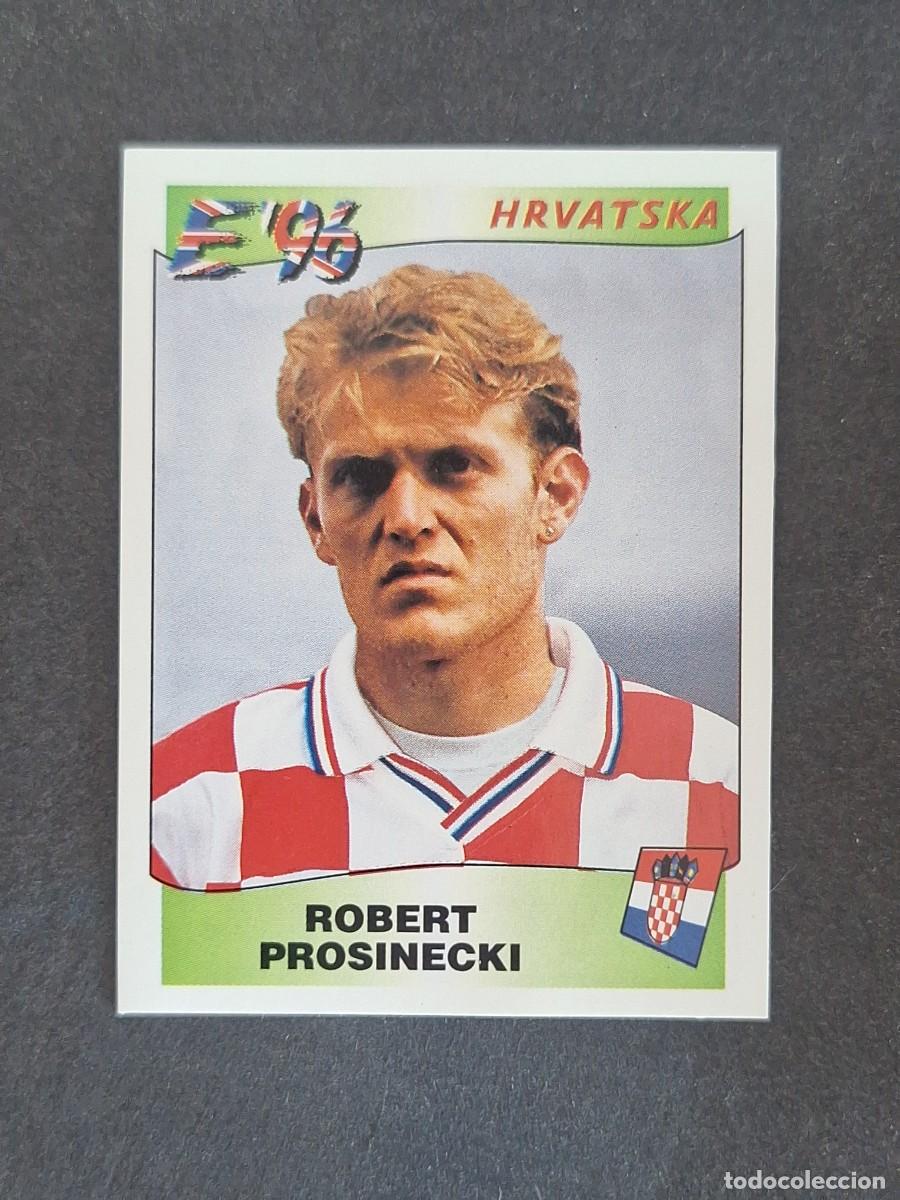 Cromos de f&uacute;tbol: L3 ROBERT PROSINECKI SELECCION CROACIA 349 EUROCOPA 1996 EURO 96 PANINI NUNCA PEGADO SIN PEGAR