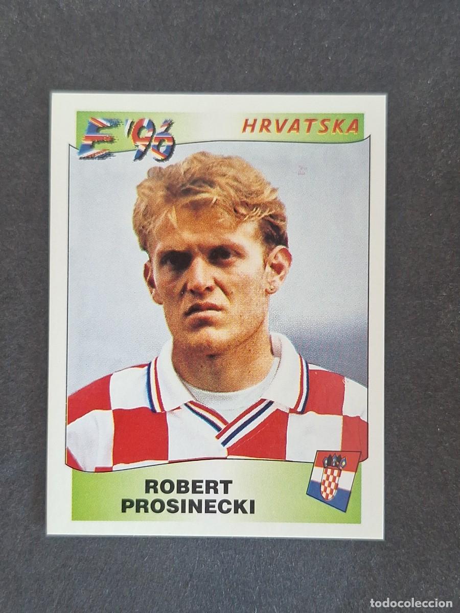 Cromos de f&uacute;tbol: L3 ROBERT PROSINECKI SELECCION CROACIA 349 EUROCOPA 1996 EURO 96 PANINI NUNCA PEGADO SIN PEGAR
