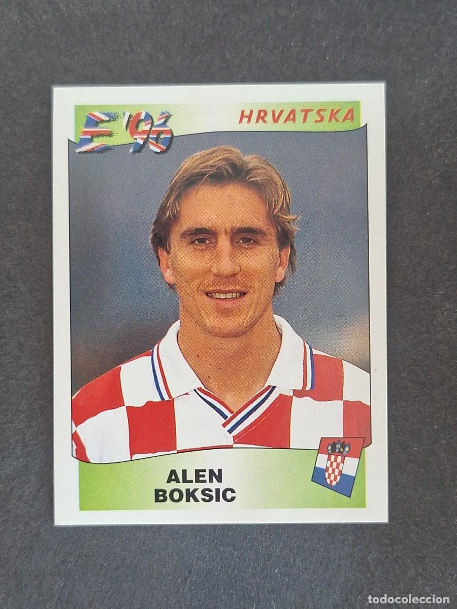 Cromos de f&uacute;tbol: L3 ALEN BOKSIC SELECCION CROACIA 351 EUROCOPA 1996 EURO 96 PANINI NUNCA PEGADO SIN PEGAR