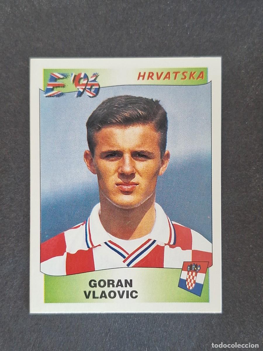Cromos de f&uacute;tbol: L3 GORAN VLAOVIC SELECCION CROACIA 353 EUROCOPA 1996 EURO 96 PANINI NUNCA PEGADO SIN PEGAR