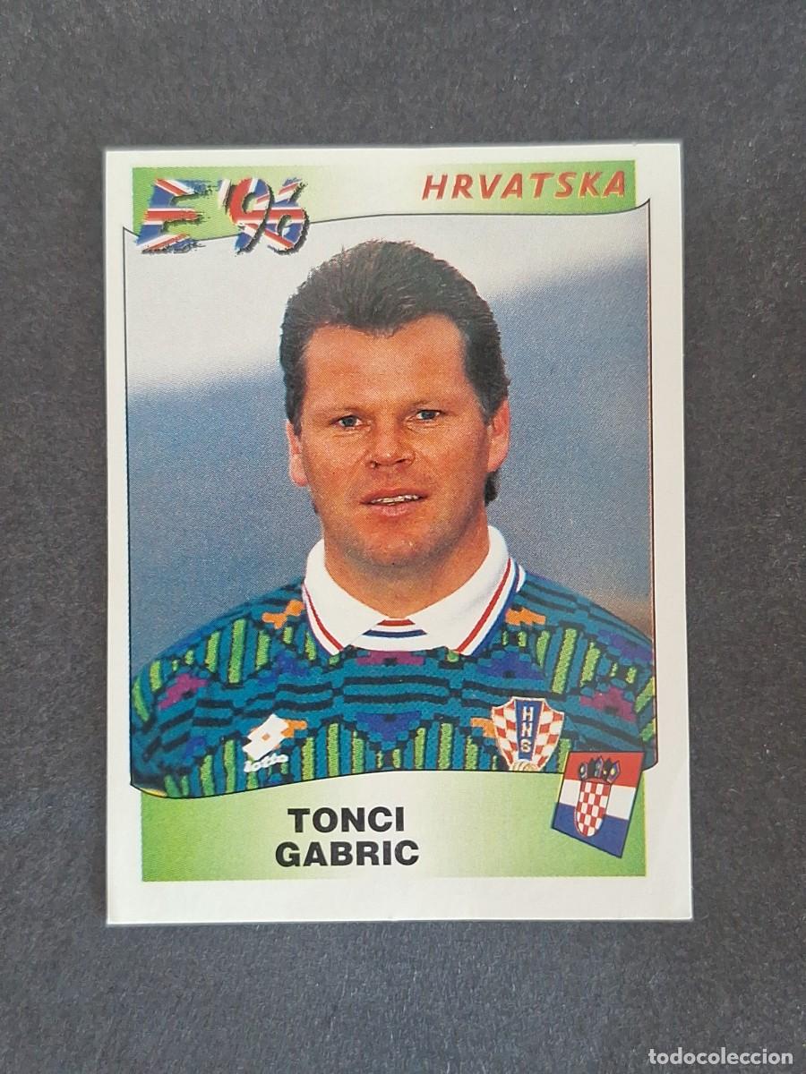 Cromos de f&uacute;tbol: L3 TONCI GABRIC SELECCION CROACIA 354 EUROCOPA 1996 EURO 96 PANINI NUNCA PEGADO SIN PEGAR