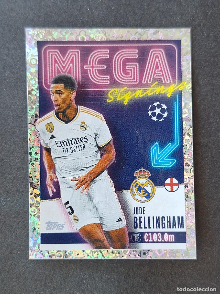 Cromos de f&uacute;tbol: L1 BELLIINGHAM REAL MADRID TOPPS CHAMPIONS LIGA DE CAMPEONES 2023 2024 23 24 NUNCA PEGADO SIN PEGAR