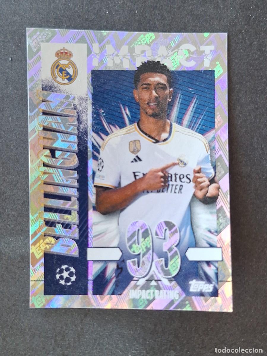 Cromos de f&uacute;tbol: L1 BELLINGHAM REAL MADRID TOPPS CHAMPIONS LIGA DE CAMPEONES 2023 2024 23 24 NUNCA PEGADO SIN PEGAR