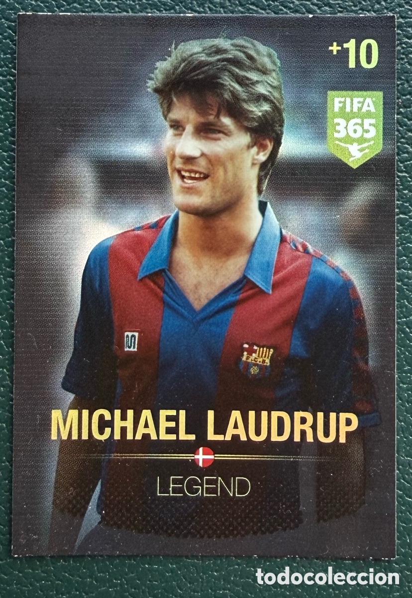 Cartes &agrave; collectionner de Football: 370 MICHAEL LAUDRUP FC BARCELONA LEGEND FICHAS ALBUM ADRENALYN XL FIFA 365 2015 2016 15 16