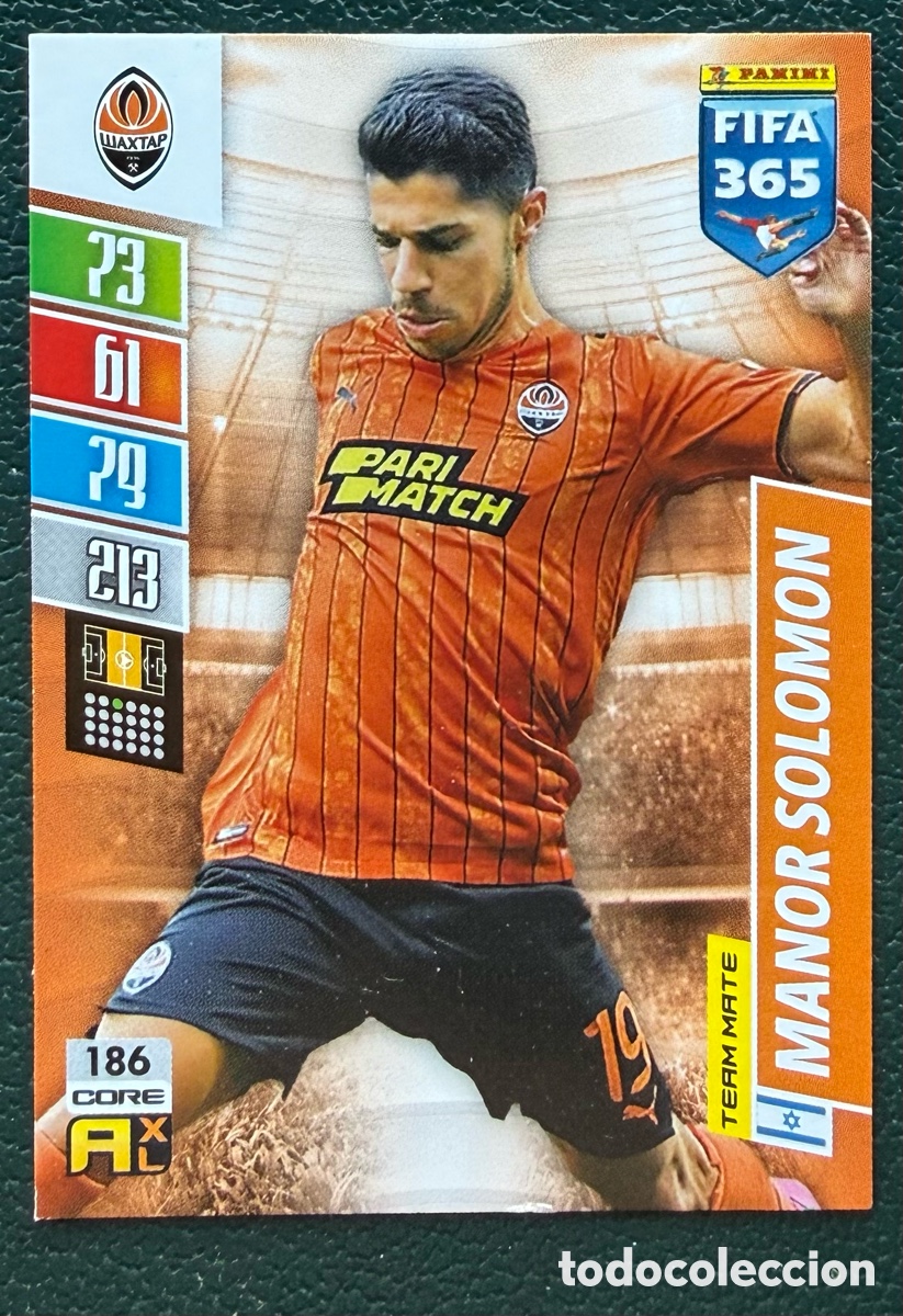 Cartes &agrave; collectionner de Football: 186 MANOR SOLOMON SHAKHTAR DONETSK FICHAS ALBUM ADRENALYN XL FIFA 365 2021 2022 21 22