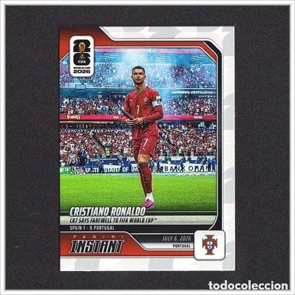 Cromos de f&uacute;tbol: PANINI INSTANT FIFA WORLD CUP 2026 CRISTIANO RONALDO 214 PORTUGAL COLECCI&Oacute;N MUNDIAL RECORD - POR 15