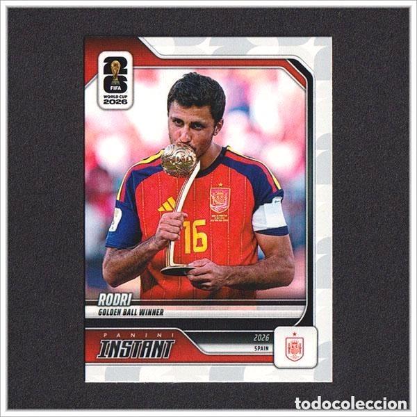 Cromos de f&uacute;tbol: PANINI INSTANT FIFA WORLD CUP 2026 RODRIGO RODRI 251 ESPA&Ntilde;A COLECCI&Oacute;N MUNDIAL ALBUM RECORD - ESP 10