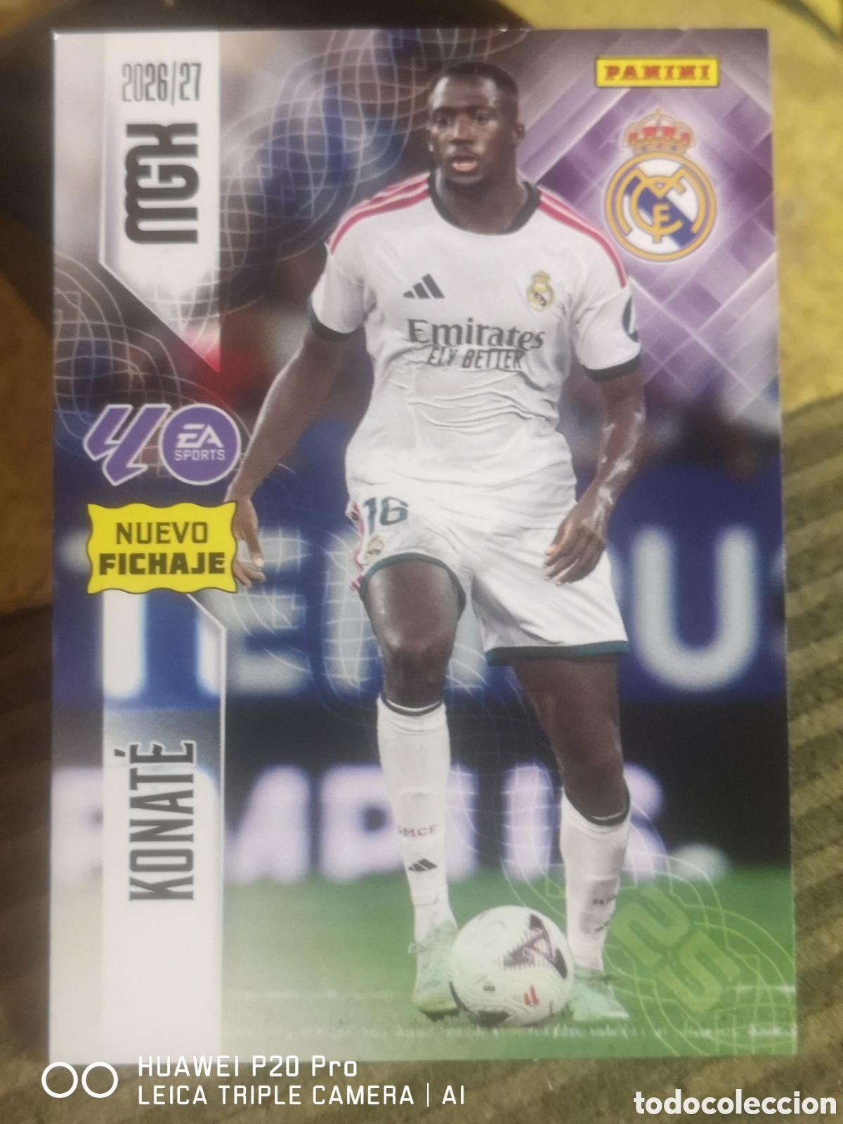 Cromos de f&uacute;tbol: MEGACRACKS 2026 2027 2026 27 KONATE NUEVO FICHAJE 464 - REAL MADRID
