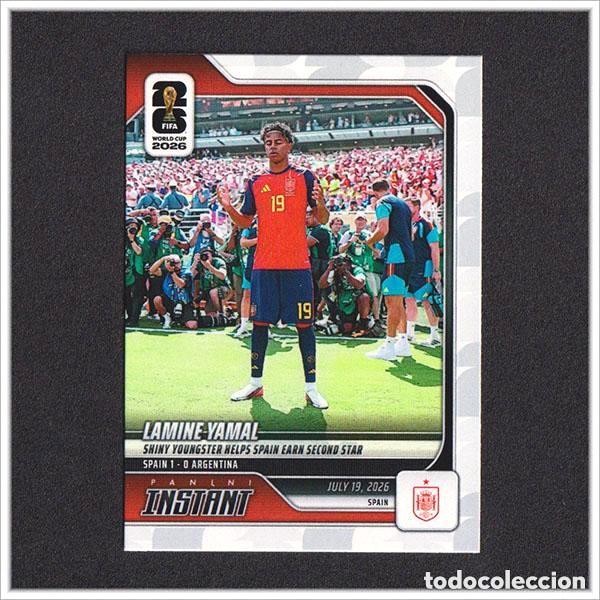 Cromos de f&uacute;tbol: PANINI INSTANT FIFA WORLD CUP 2026 LAMINE YAMAL 246 ESPA&Ntilde;A COLECCI&Oacute;N MUNDIAL ALBUM RECORD - ESP 15