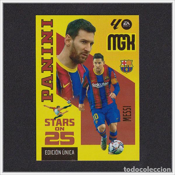 Cromos de f&uacute;tbol: MEGACRACKS 2026 2027 26 27 PANINI LEO MESSI 440 BARCELONA STARS ON 25 EDICI&Oacute;N &Uacute;NICA BAR&Ccedil;A LIGA MGK