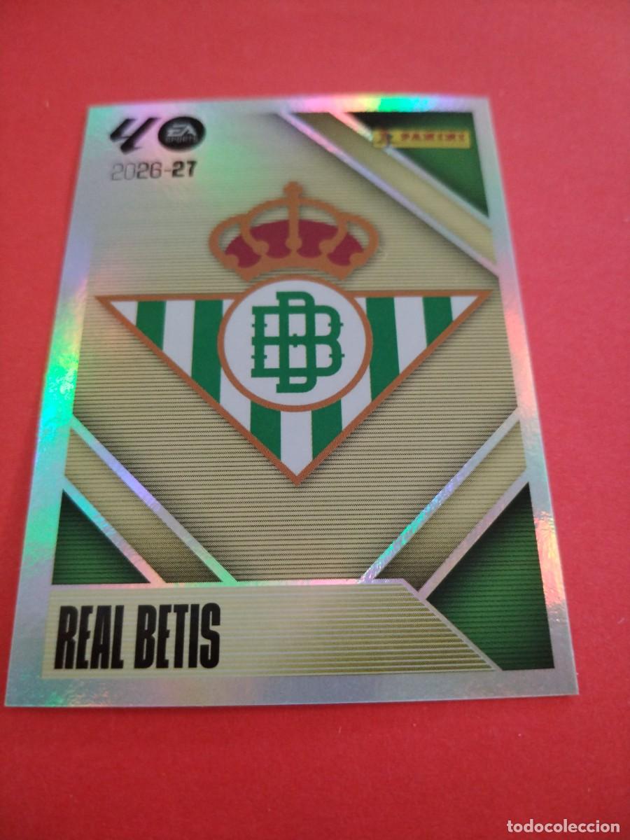Cromos de f&uacute;tbol: ESTE 2026 2027 REAL BETIS N 1