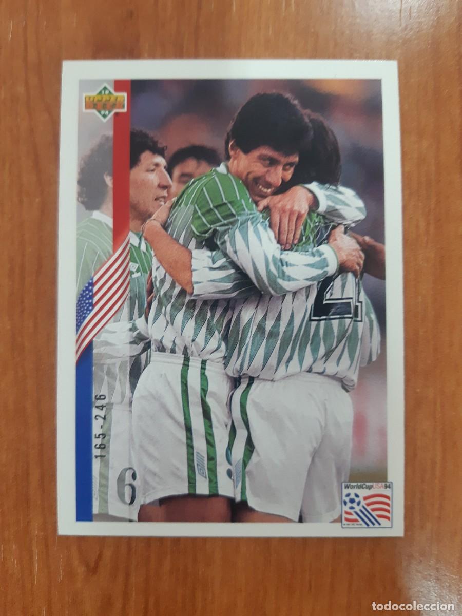 Cromos de f&uacute;tbol: N&deg;279 CHECKLIST CARTA INDICE 165-246 CELEBRACI&Oacute;N BOLIVIA WORLD CUP USA 94 UPPER DECK 1994