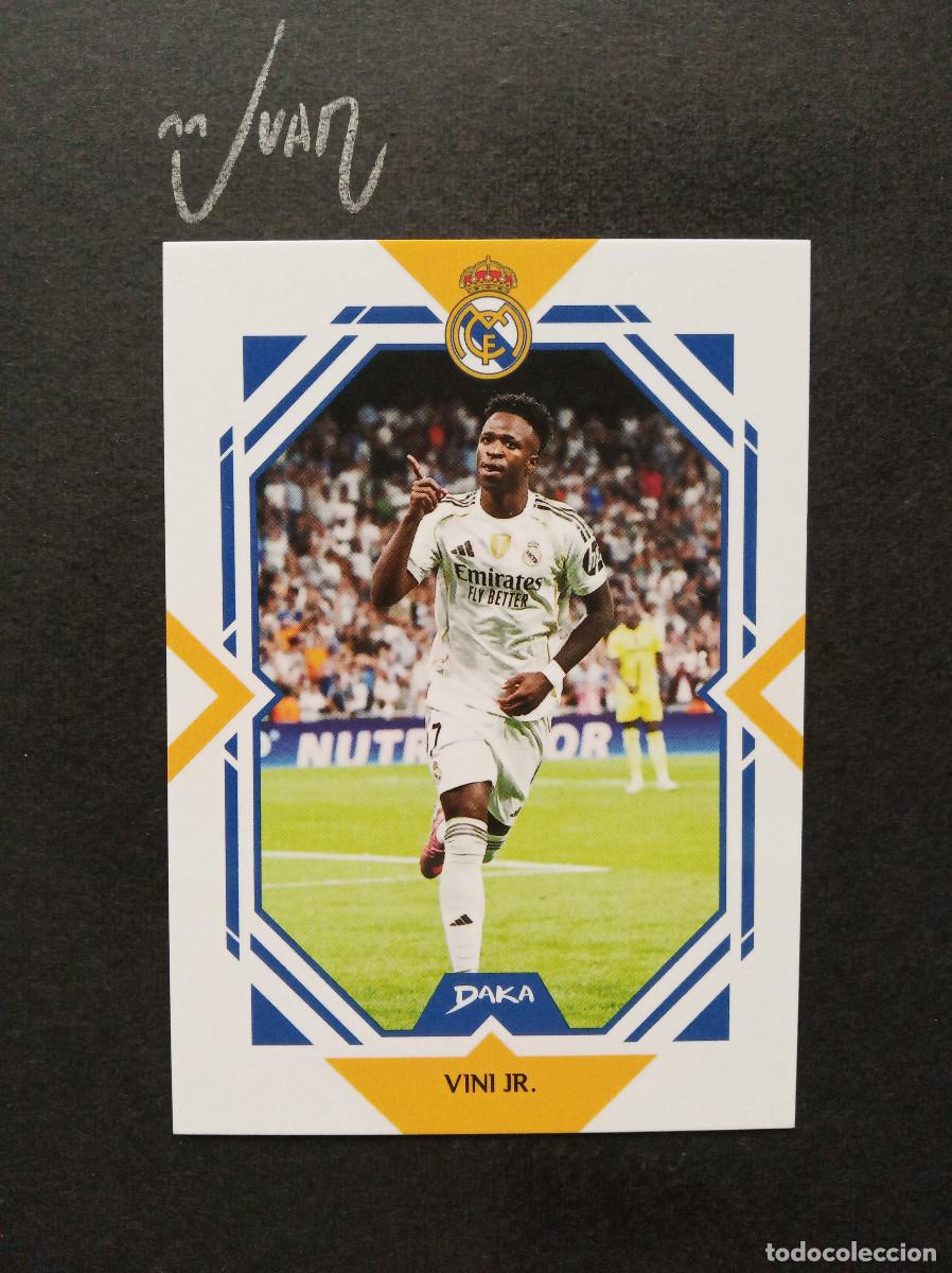 Cromos de f&uacute;tbol: RM 2 A VINI JR REAL MADRID BRASIL ⚽ DAKA &reg; TOP AUDIENCE 2025 2026 25 26 NUEVO