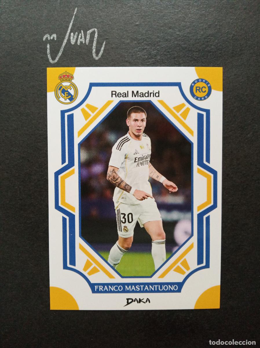 Figurine di Calcio: RM 4 B ROOKIE MASTANTUONO REAL MADRID ARGENTINA ⚽ DAKA &reg; TOP AUDIENCE 2025 2026 25 26 NUEVO