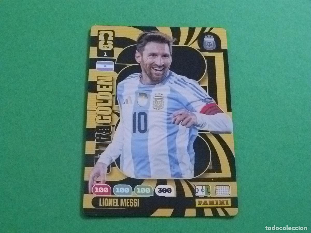 Fu&szlig;ball-Sticker: TRADING CARD FUTBOL MESSI ARGENTINA GOLDEN BALLER MUNDIAL 2026 PANINI