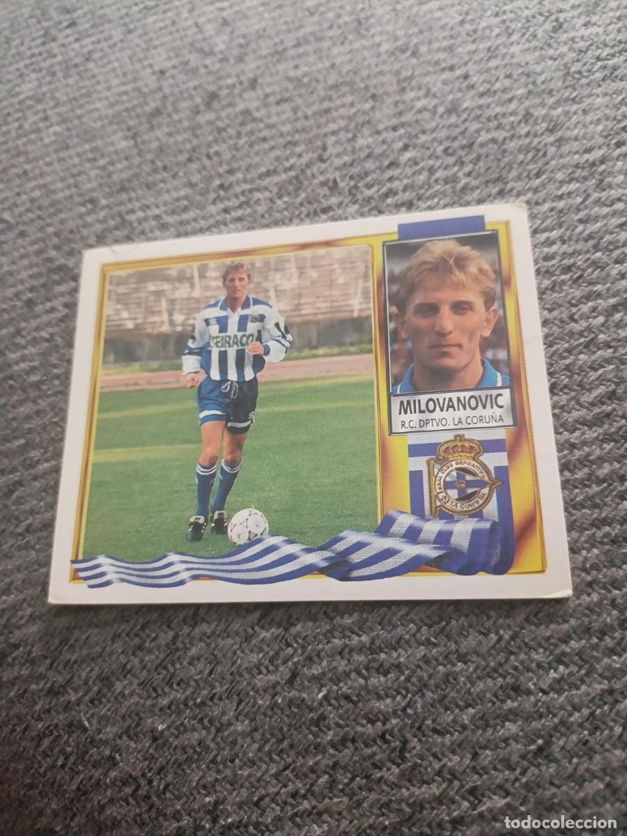 Cromos de f&uacute;tbol: Ed.este 95-96 Milovanovic Deportivo de la Coru&ntilde;a