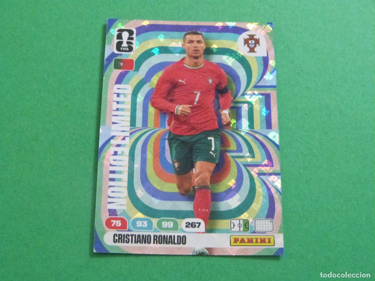 Cromos de f&uacute;tbol: TRADING CARD FUTBOL CRISTIANO RONALDO PORTUGAL EDICION LIMITADA MUNDIAL 2026 PANINI