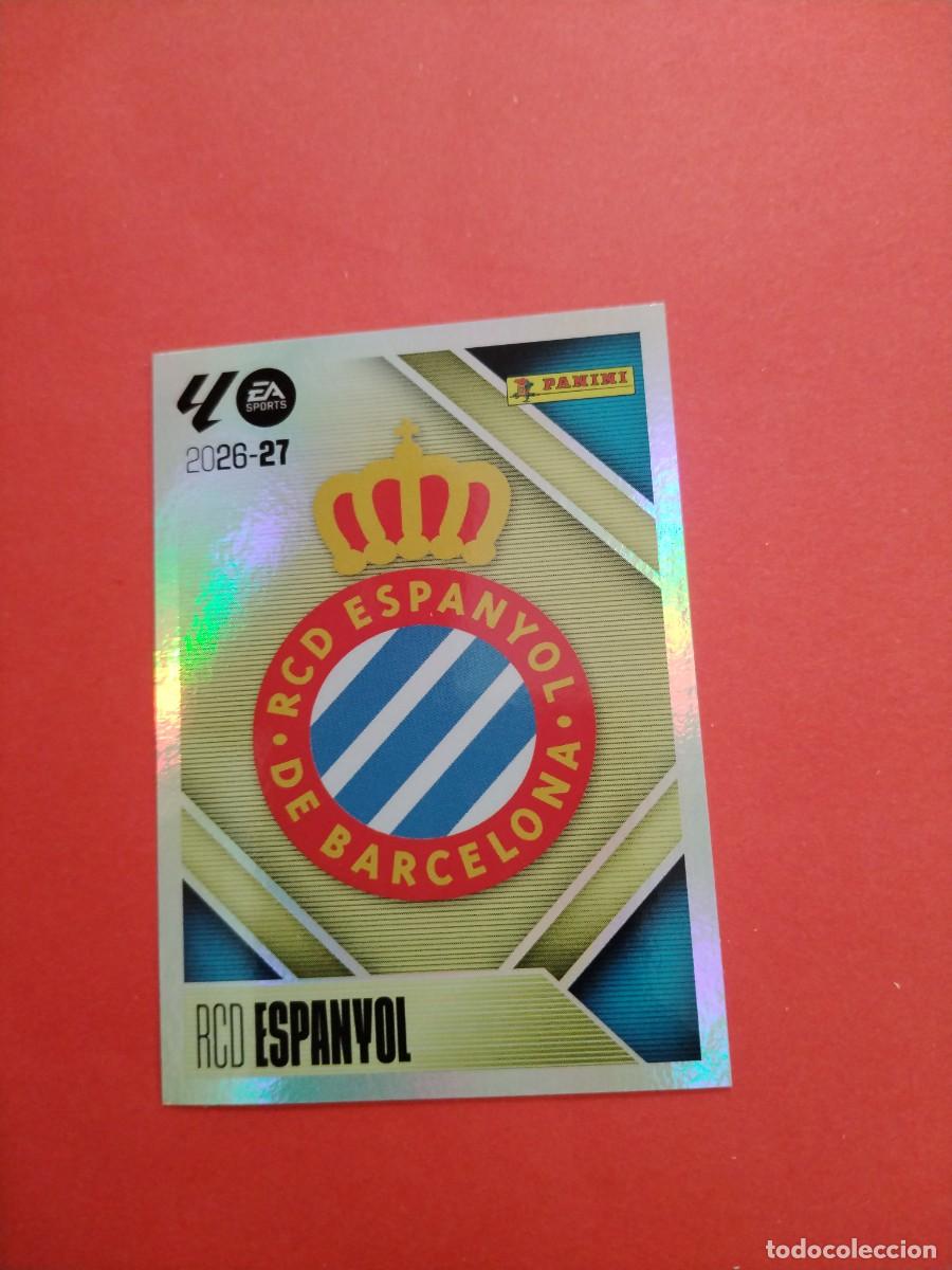 Cromos de f&uacute;tbol: ESTE 2026 2027 RCD ESPA&Ntilde;OL N 1
