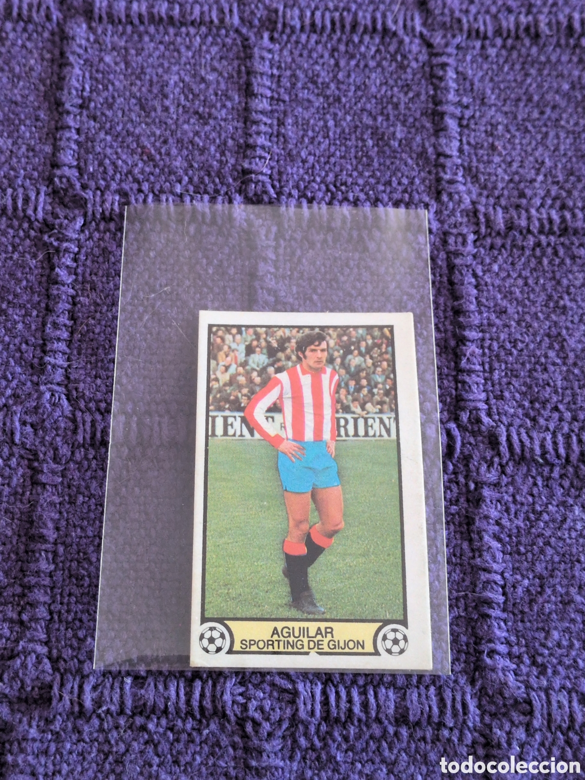 Cartes &agrave; collectionner de Football: AGUILAR SPORTING DE GIJON FICHAJE 28 LIGA ESTE 1979 1980 79 80 RECUPERADO