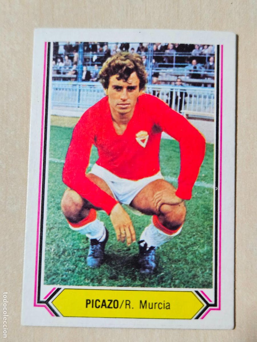 Cromos de f&uacute;tbol: CROMO FUTBOL - PICAZO - LIGA ESTE 80- 81 - NUEVO SIN PEGAR - REAL MURCIA