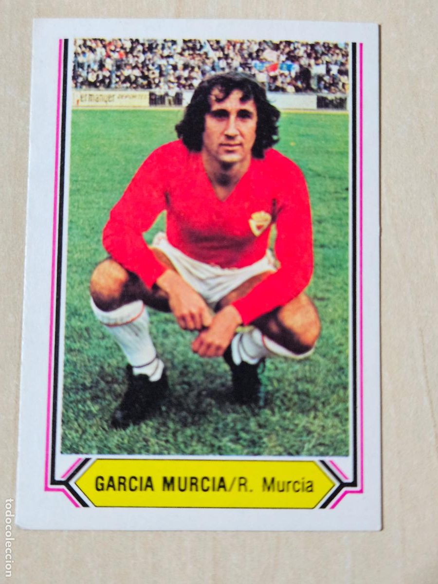 Cromos de f&uacute;tbol: CROMO FUTBOL - GARCIA MURCIA - LIGA ESTE 80- 81 - NUEVO SIN PEGAR - REAL MURCIA