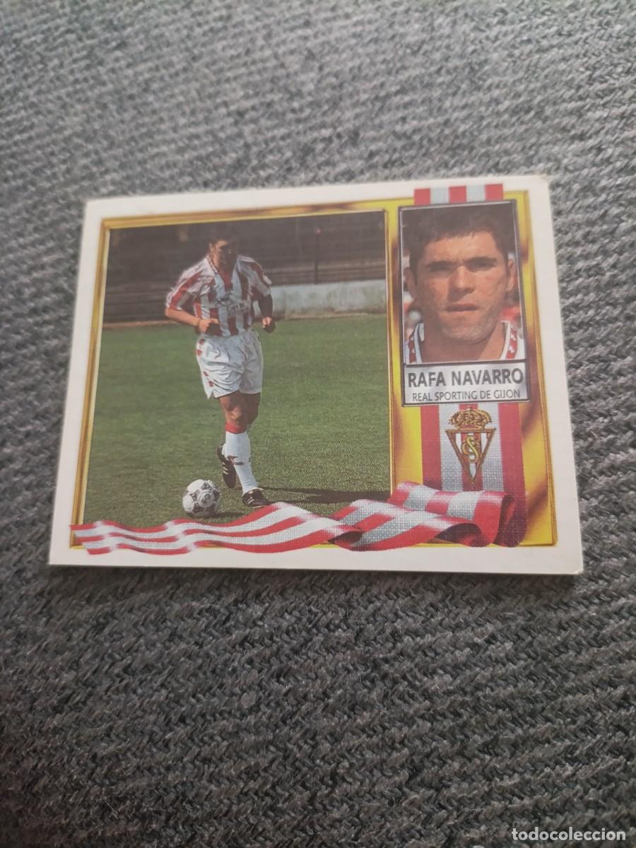 Cromos de f&uacute;tbol: Ed.este 95-96 Rafa Navarro Sporting de Gij&oacute;n