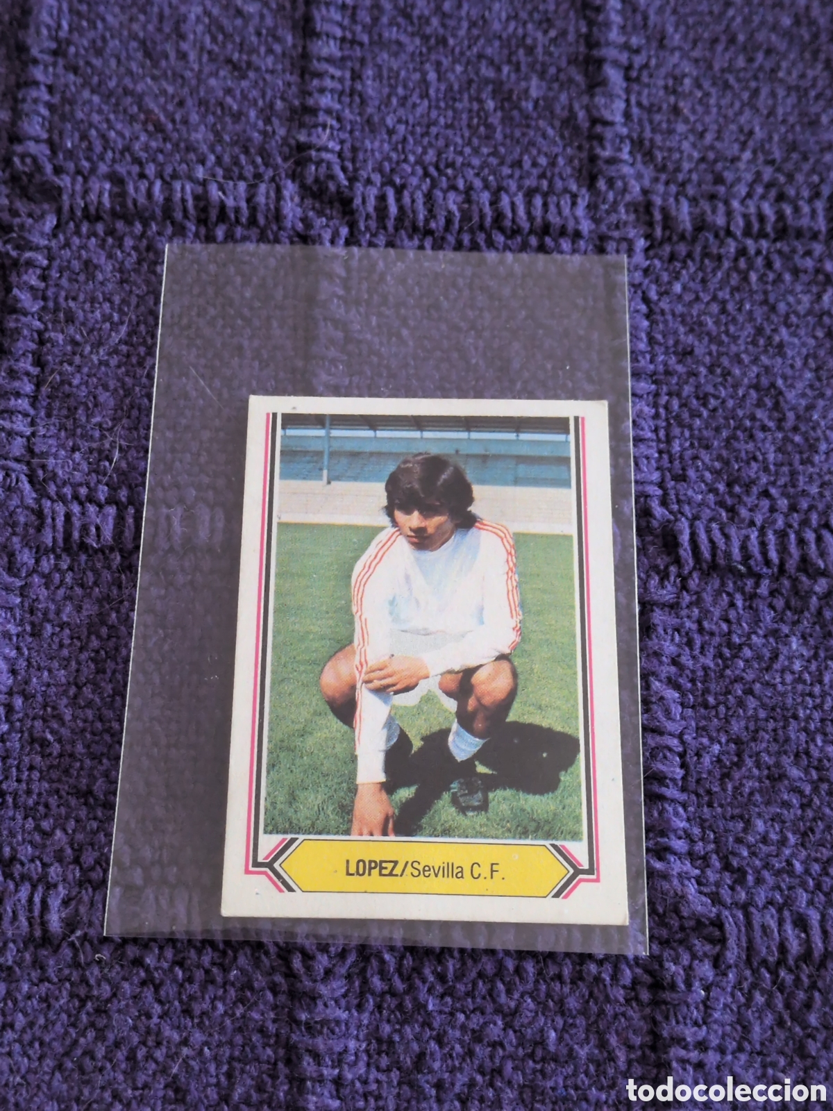 Cartes &agrave; collectionner de Football: LOPEZ SEVILLA FICHAJE 12 LIGA ESTE 1980/81 80 81 DESPEGADO