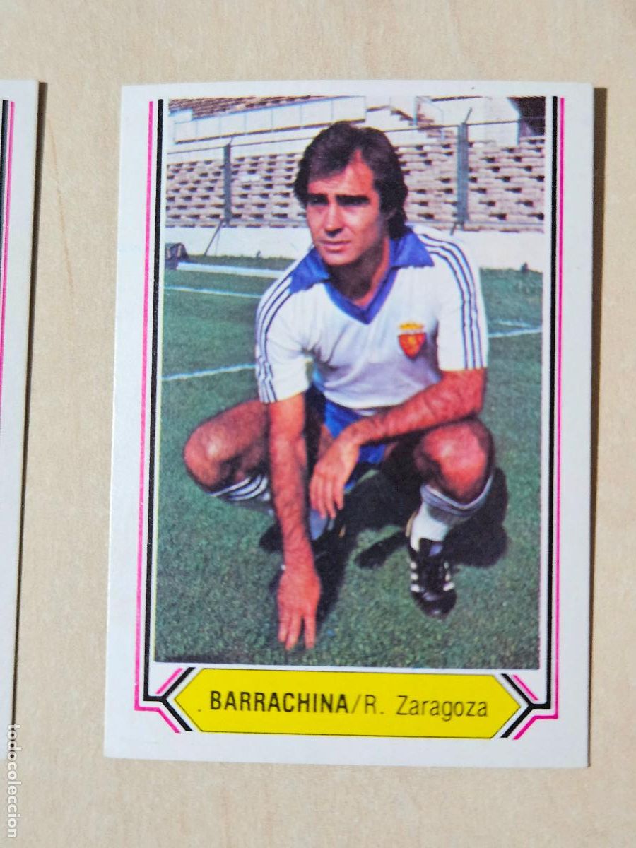 Cromos de f&uacute;tbol: CROMO FUTBOL - BARRACHINA - LIGA ESTE 80- 81 - NUEVO SIN PEGAR - REAL ZARAGOZA