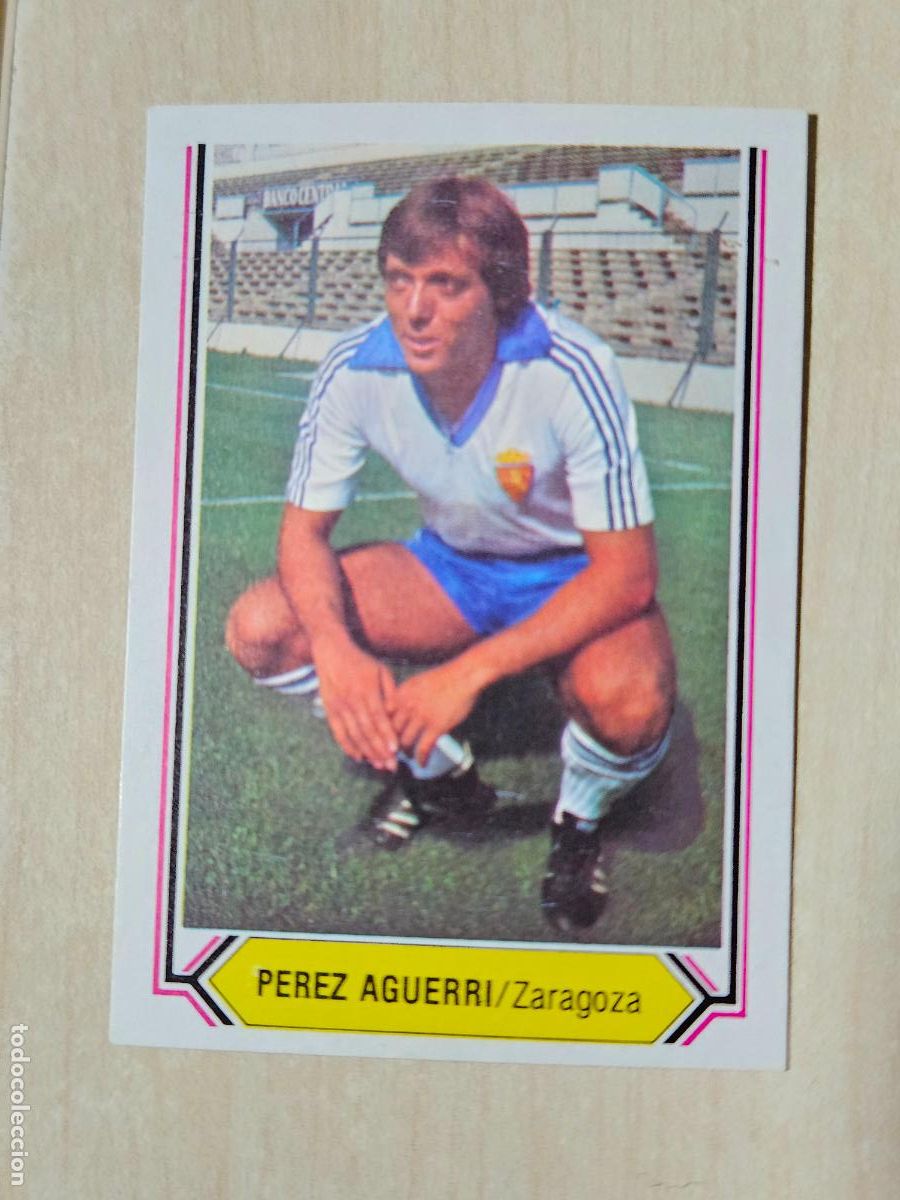 Cromos de f&uacute;tbol: CROMO FUTBOL - PEREZ AGUERRI - LIGA ESTE 80- 81 - NUEVO SIN PEGAR - REAL ZARAGOZA