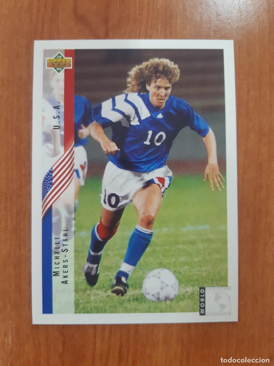 Cromos de f&uacute;tbol: N&deg;267 MICHELLE AKERS-STAHL ESTADOS UNIDOS WORLD CUP USA 94 UPPER DECK 1994
