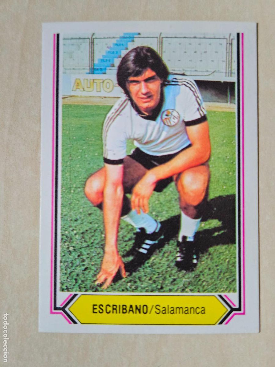 Cromos de f&uacute;tbol: CROMO FUTBOL - ESCRIBANO - LIGA ESTE 80- 81 - NUEVO SIN PEGAR - SALAMANCA