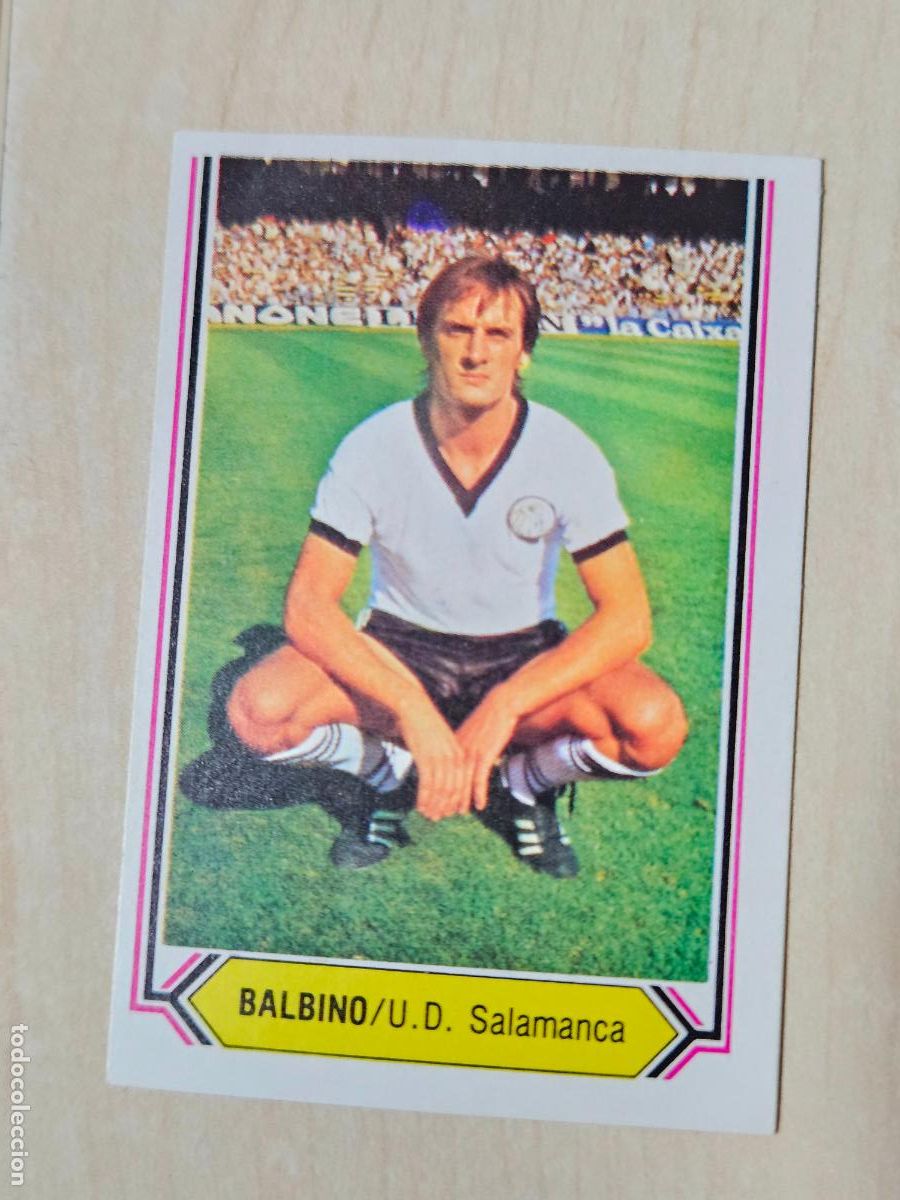 Cromos de f&uacute;tbol: CROMO FUTBOL - BALBINO - LIGA ESTE 80- 81 - NUEVO SIN PEGAR - SALAMANCA