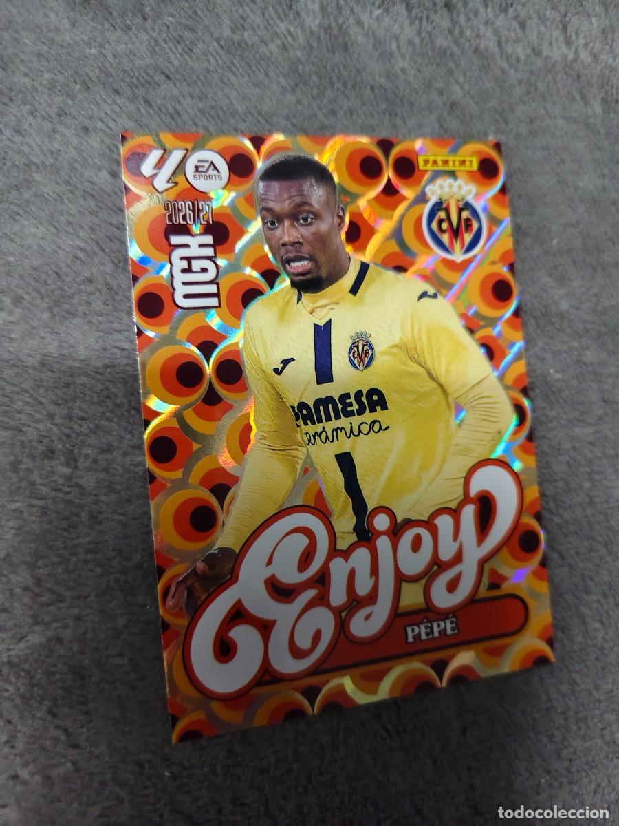 Cartes &agrave; collectionner de Football: 386 MEGACRACKS MGK 2026 27 P&Eacute;P&Eacute; VILLARREAL CF ENJOY 26 2027 PANINI AAW