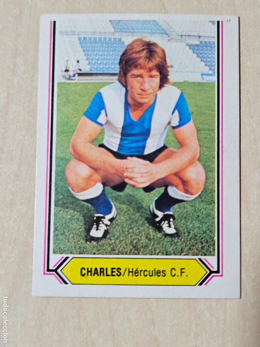 Figurine di Calcio: CROMO FUTBOL - CHARLES - LIGA ESTE 80- 81 - NUEVO SIN PEGAR - HERCULES